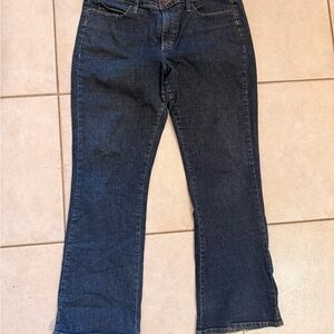 Lee Women’s Bootcut Jeans Size 16 Short Dark Wash Classic Denim